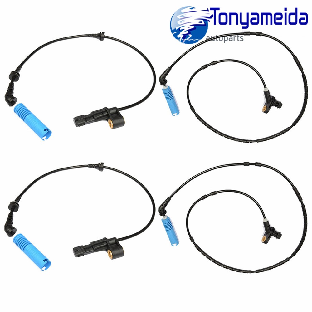 4pcs ABS Wheel Speed Sensor Front Rear Left Right for BMW E46 Z4 323i 318i