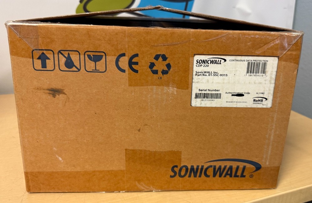 SonicWALL CDP-220 APL16-06B Continuous Data Protection Security Backup Unit