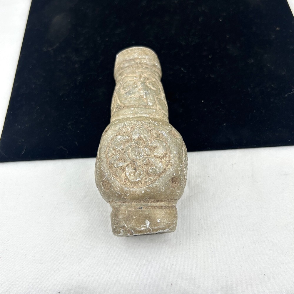 Ancient Indus Valley Stone Carved Bottle or Vase