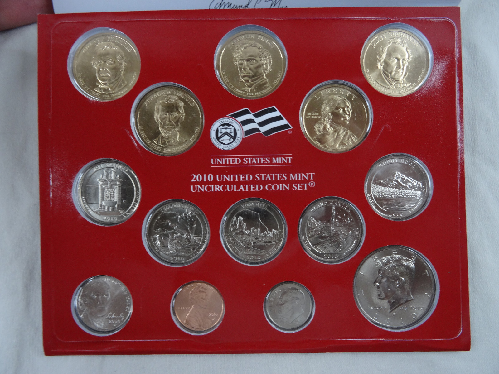 2010 P & D US Mint Set Uncirculated 28 Coins OGP