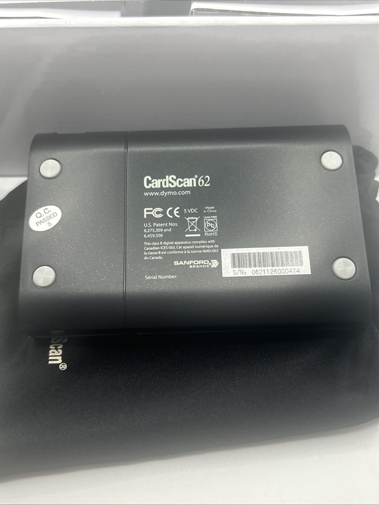 DYMO CardScanner Personal Portable Contact Management System