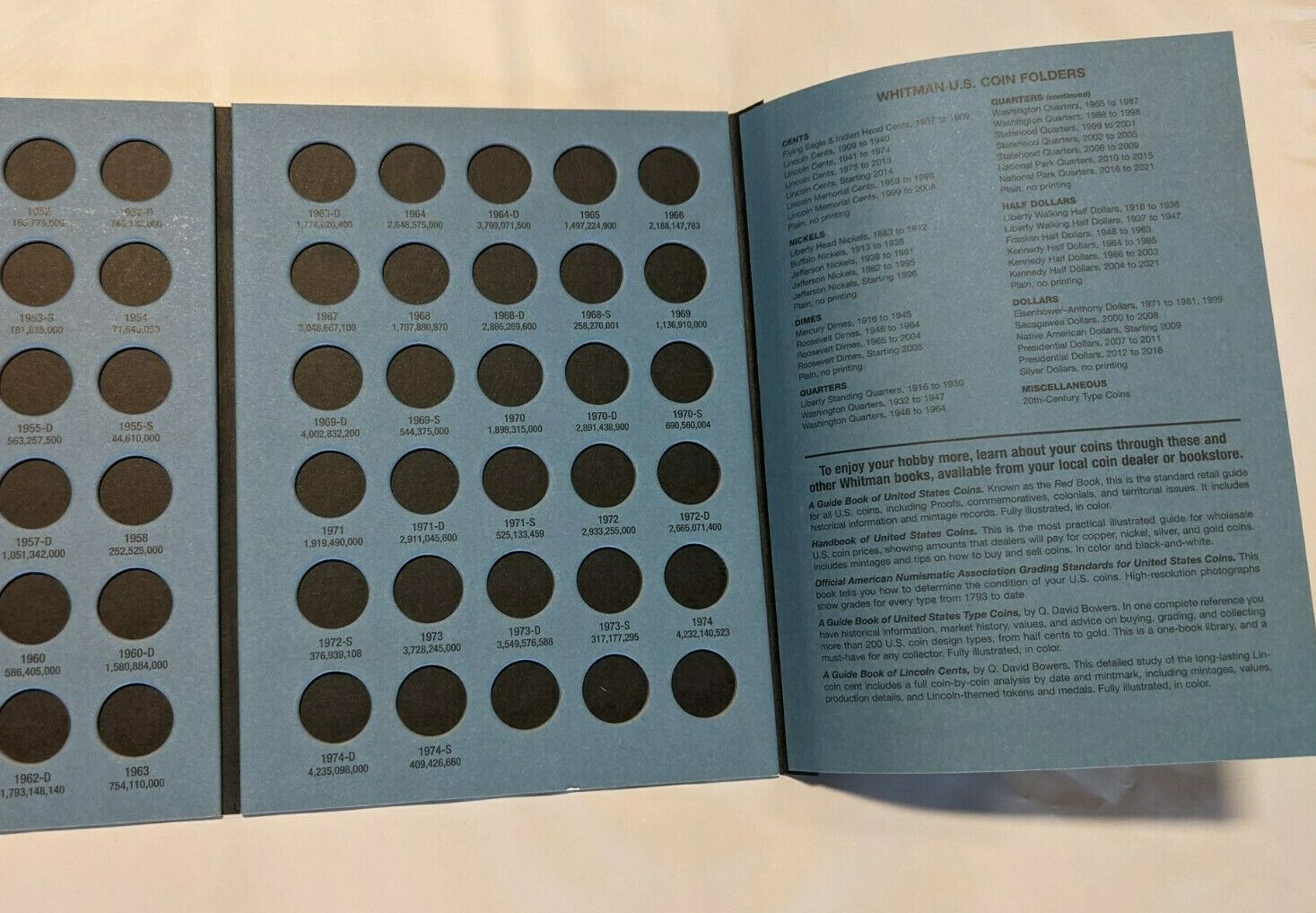 Lincoln Cent Penny Album Coin Folder Whitman Volume #2 1941-1974 Wheat 9030 NEW