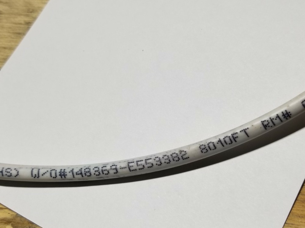 Southwire Genesis 4766 18/8C Solid Plenum Thermostat Cable CL2P White /50ft