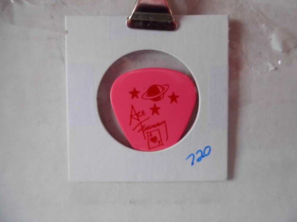 KISS "ACE FREHLEY" 3/22/01 GUITAR PICK~READ DESCRIPTION #9 ~12