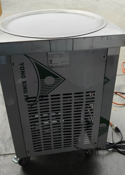 Kolice Commercia Single Pan Fried Ice Cream Machine Rolled Ice Cream Machine