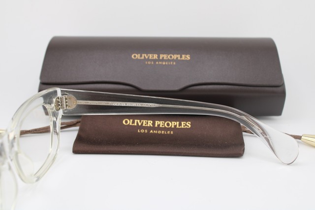NEW OLIVER PEOPLES OV 5229 1101 BRADFORD CLEAR SILVER AUTHENTIC EYEGLASSES 50-20