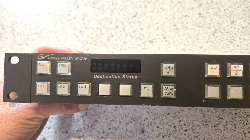 Grass Valley ENCORE BPS Control Panel PN: 610090100 ENC-BPS