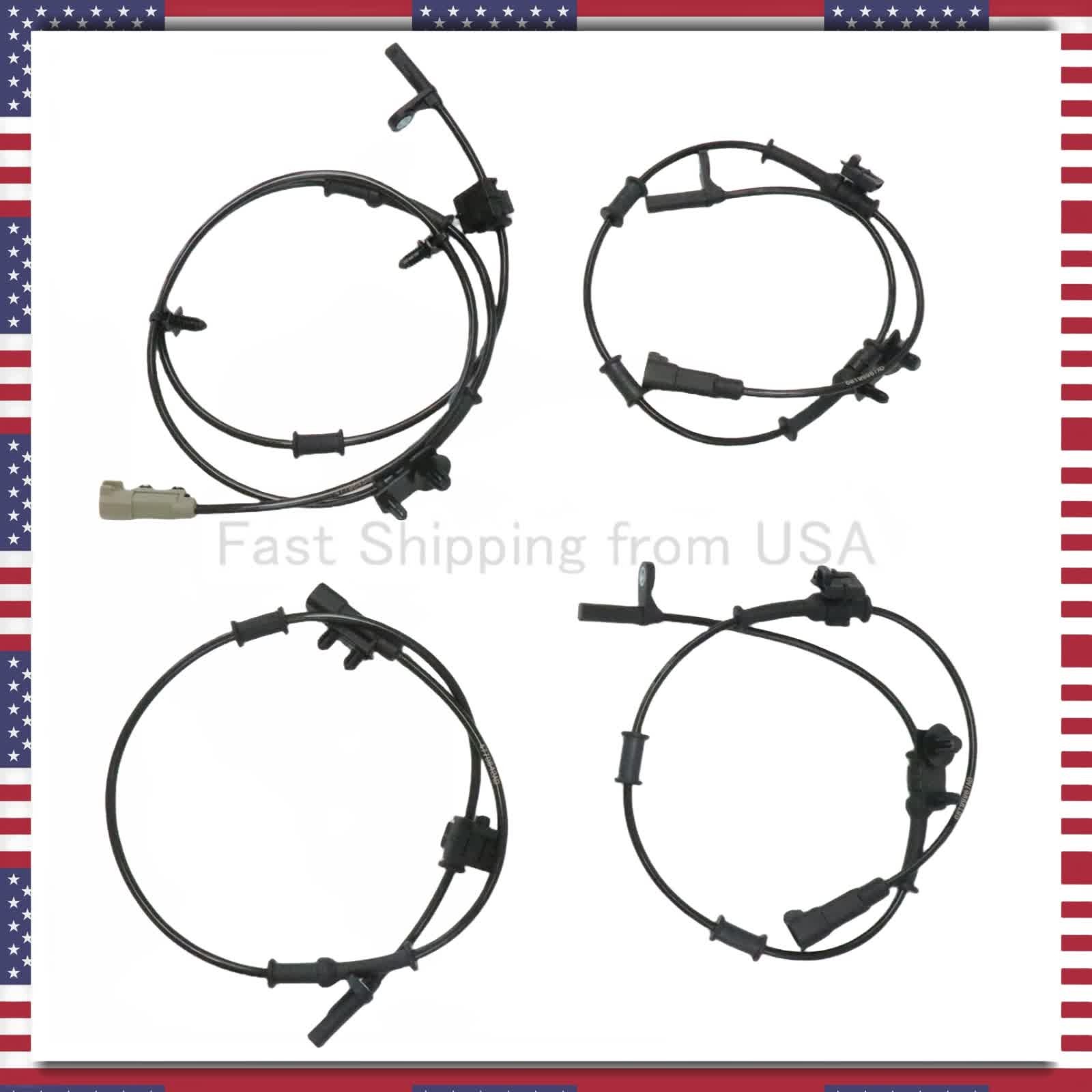 Front & Rear L+R ABS Wheel Speed Sensor RWD For 2015-22 Dodge Charger Challenger