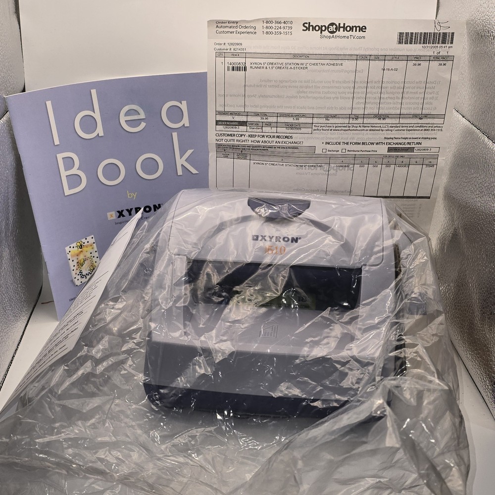 Xyron 510 Sticker, Labels, Magnet Maker Laminating Machine Read