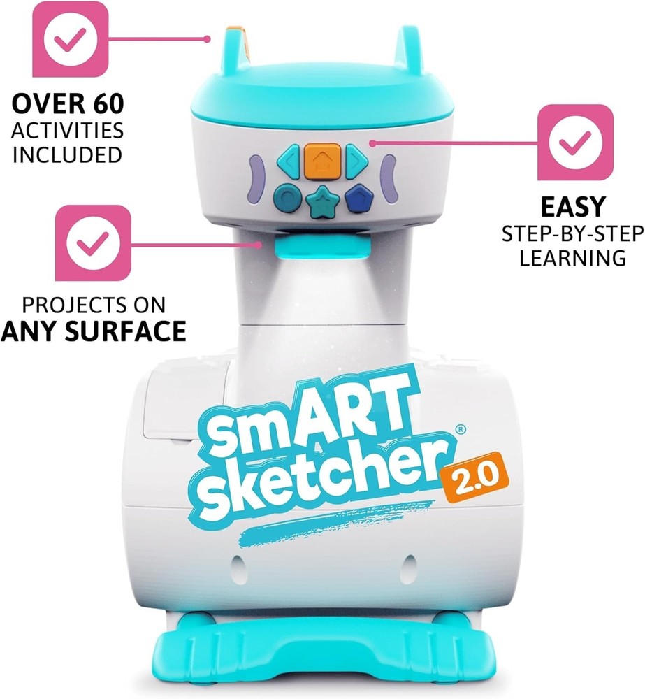 Kids Smart Sketcher 2.0 - Ultimate Drawing Projector with Step-by-Step Tutorials