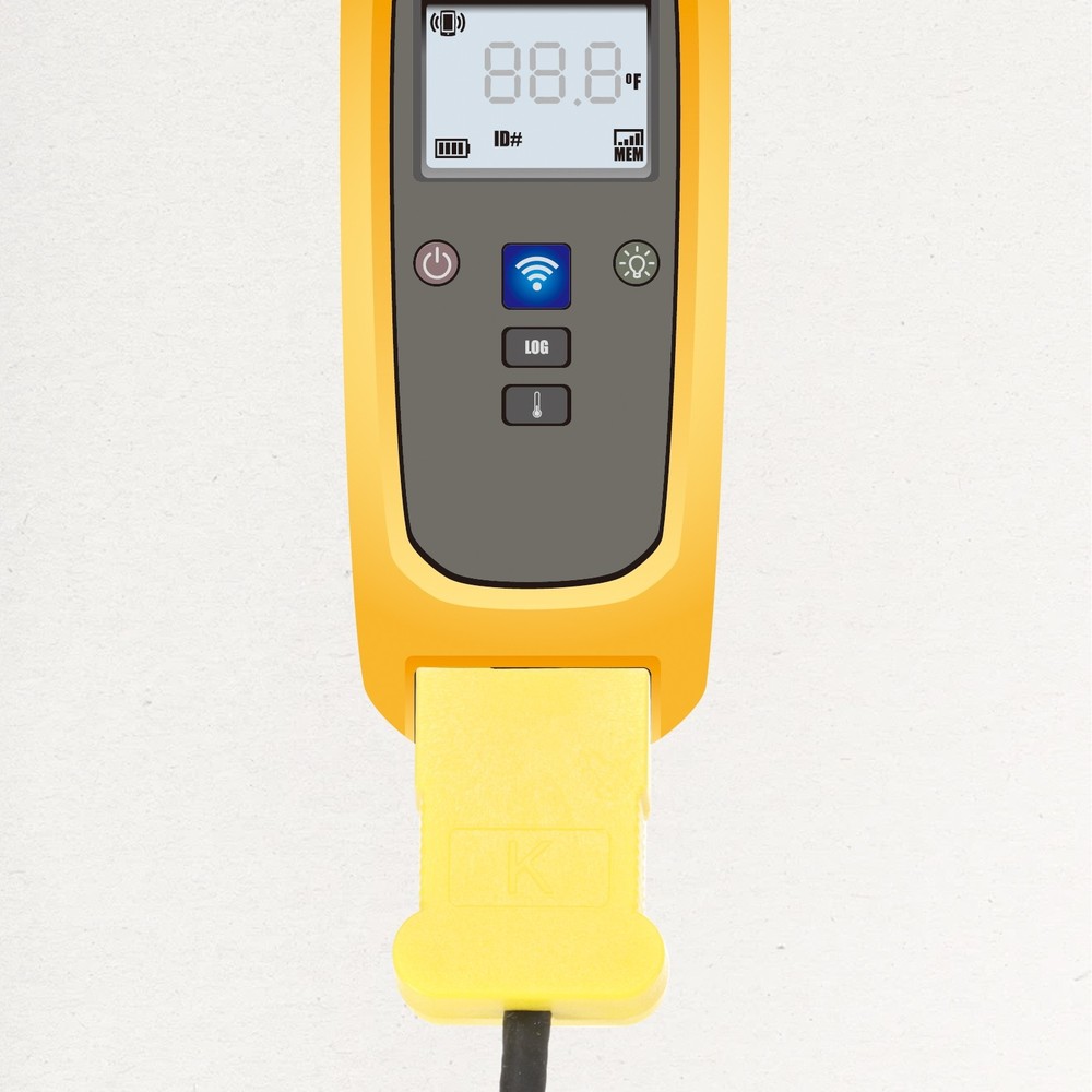 K Type Thermocouple Mini Connector Temperature Sensor 10ft, 1.3mm Wire
