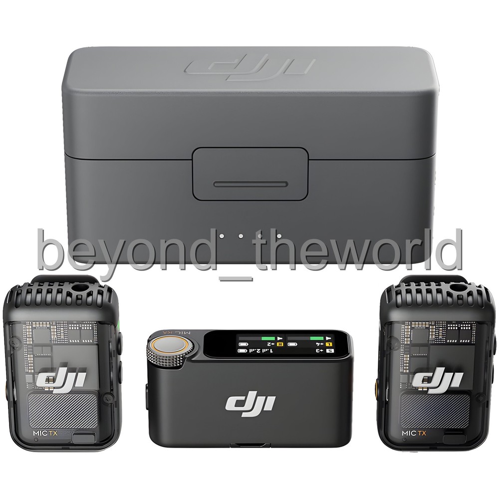 DJI Mic Mini (2TX+1RX+Charging Case) Mini Wireless Microphone Full Set