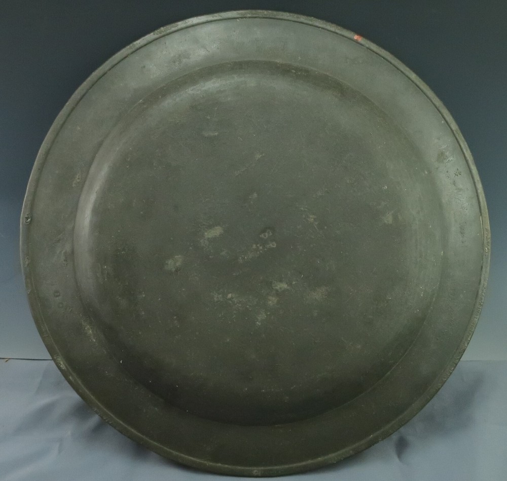 Pewter Charger 14 7/8" circa 18th cent
