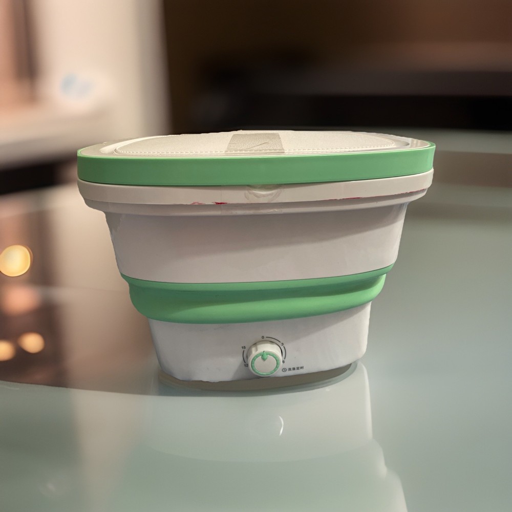 Unused Portable Mini Foldable Travel Washing Machine 🫧🚿👚