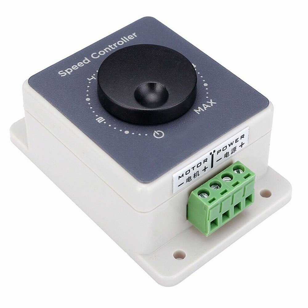 12V 24V 48V 20A DC 10-60v Motor Adjustable Speed Controller Regulator Switch US