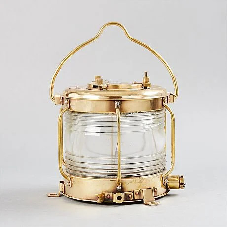 Vintage Copper Masthead Light – Authentic Maritime Lantern