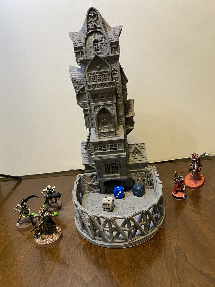 12 inch Fantasy Dice Tower