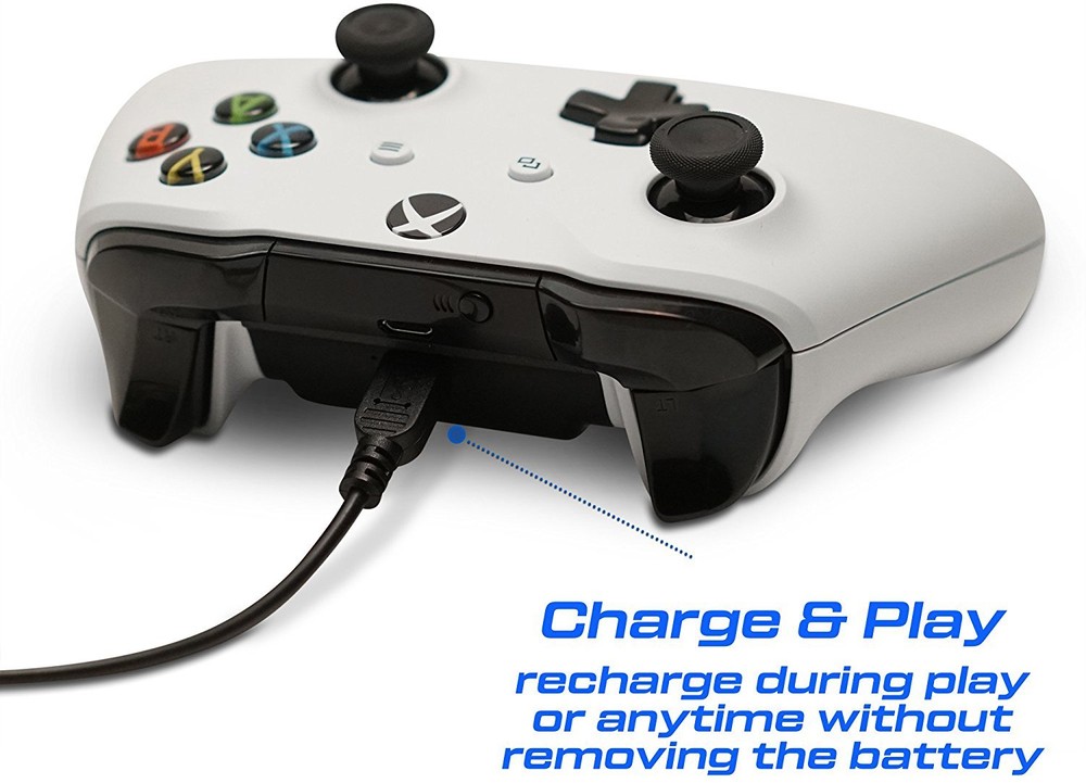 Xbox One Controller Rechargeable Battery Pack w/ USB Charging Cable, Play While