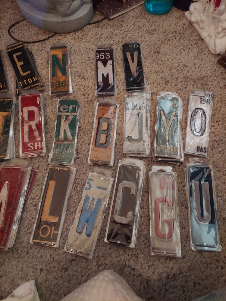License Plate Letters And Numbers