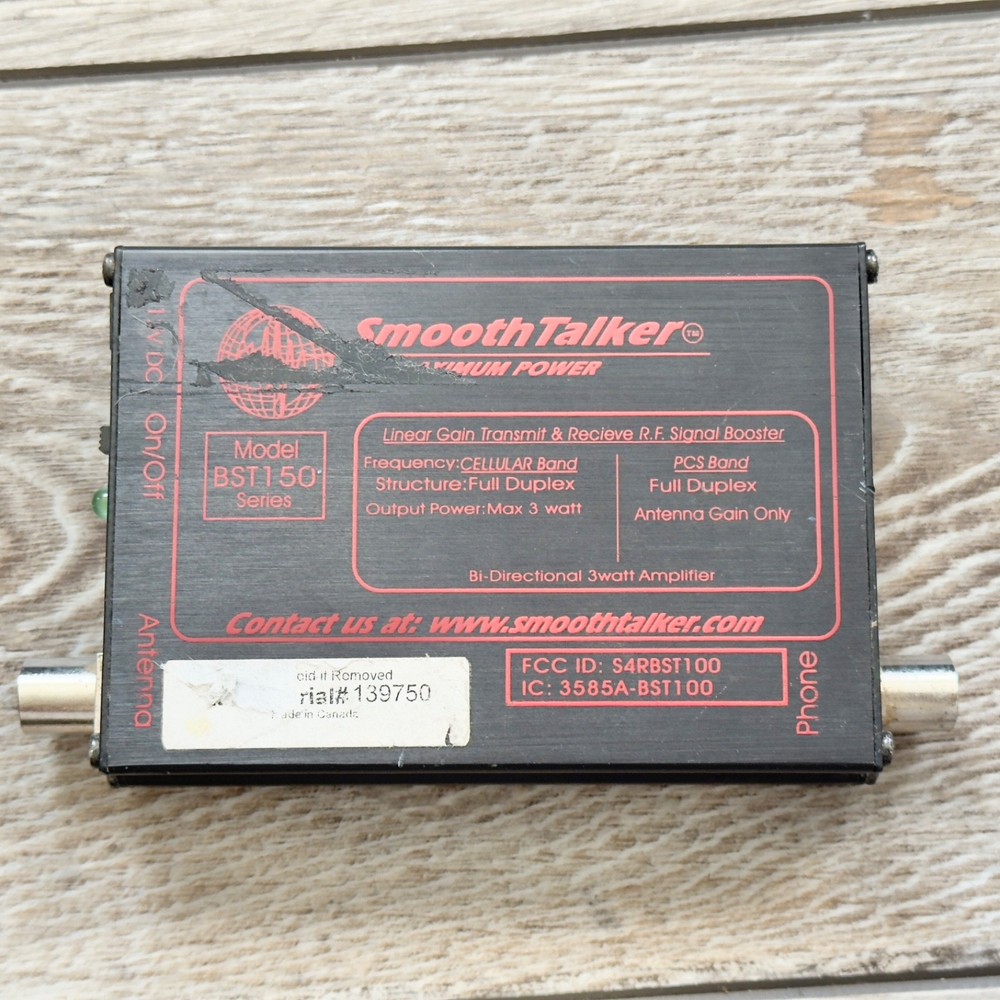 Smoothtalker Mobile Cellular Booster Amplifier BST150 Red