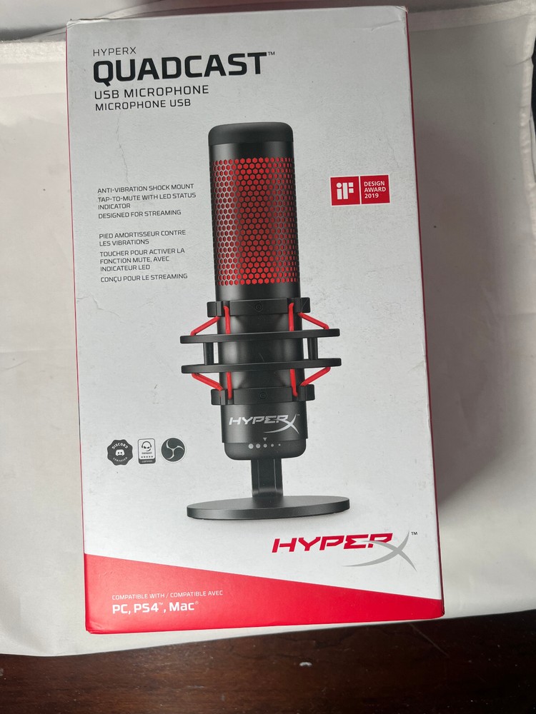 HyperX QuadCast USB Gaming Microphone HX-MICQC