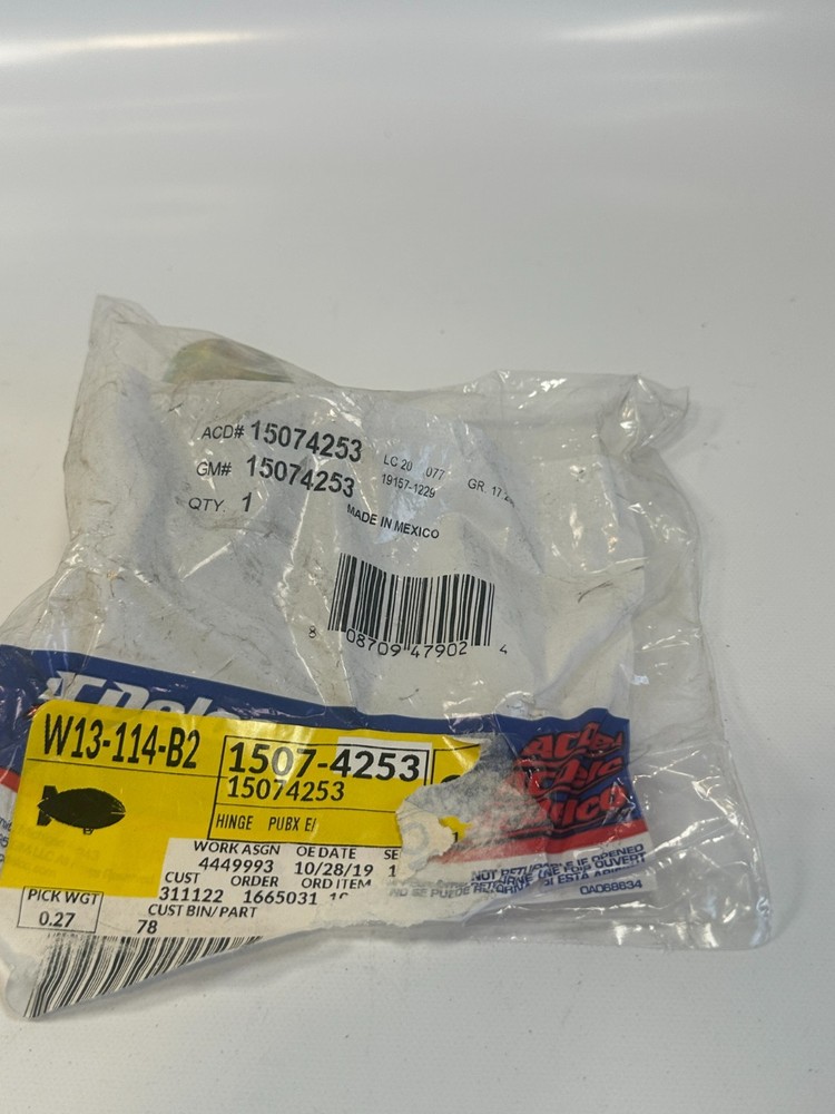 15074253 AC Delco Tailgate Hinge Driver Left Side Inner Interior Inside Hand