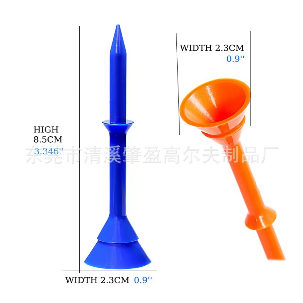 20-Pack Golf Tees with Holder Cup-Shaped Double-Layer Golf TEEs​