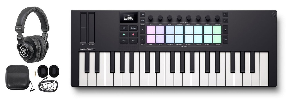 Novation LAUNCHKEY MINI 37 MK4 37-key Ableton Keyboard Controller+Headphones