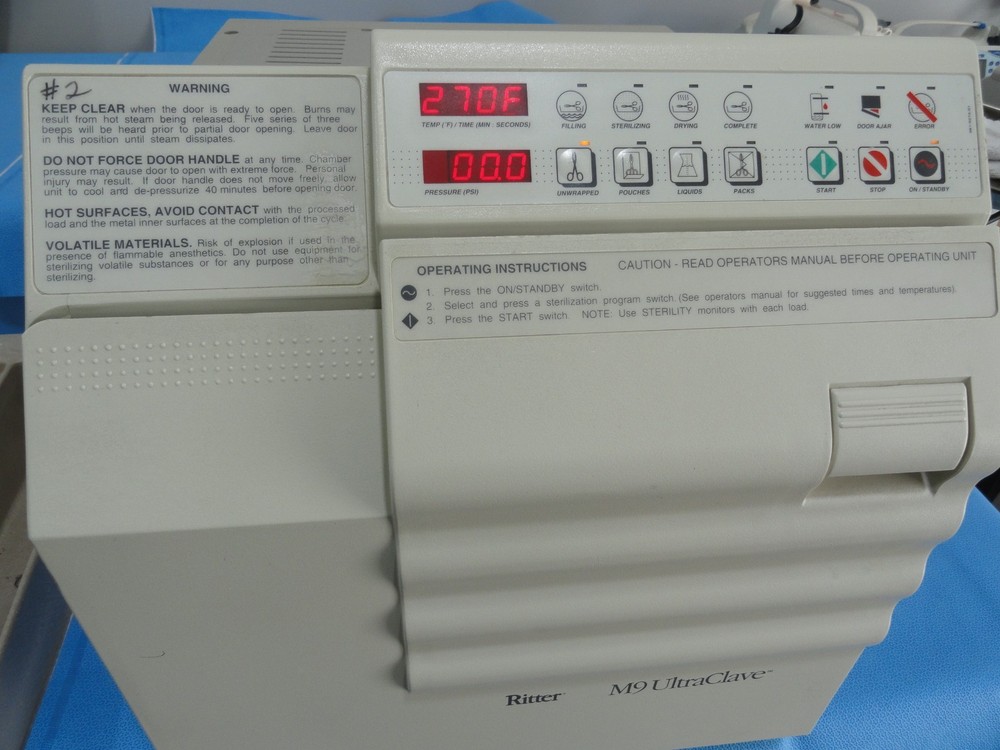 Ritter Midmark M9 Autoclave Surgical Sterilizer