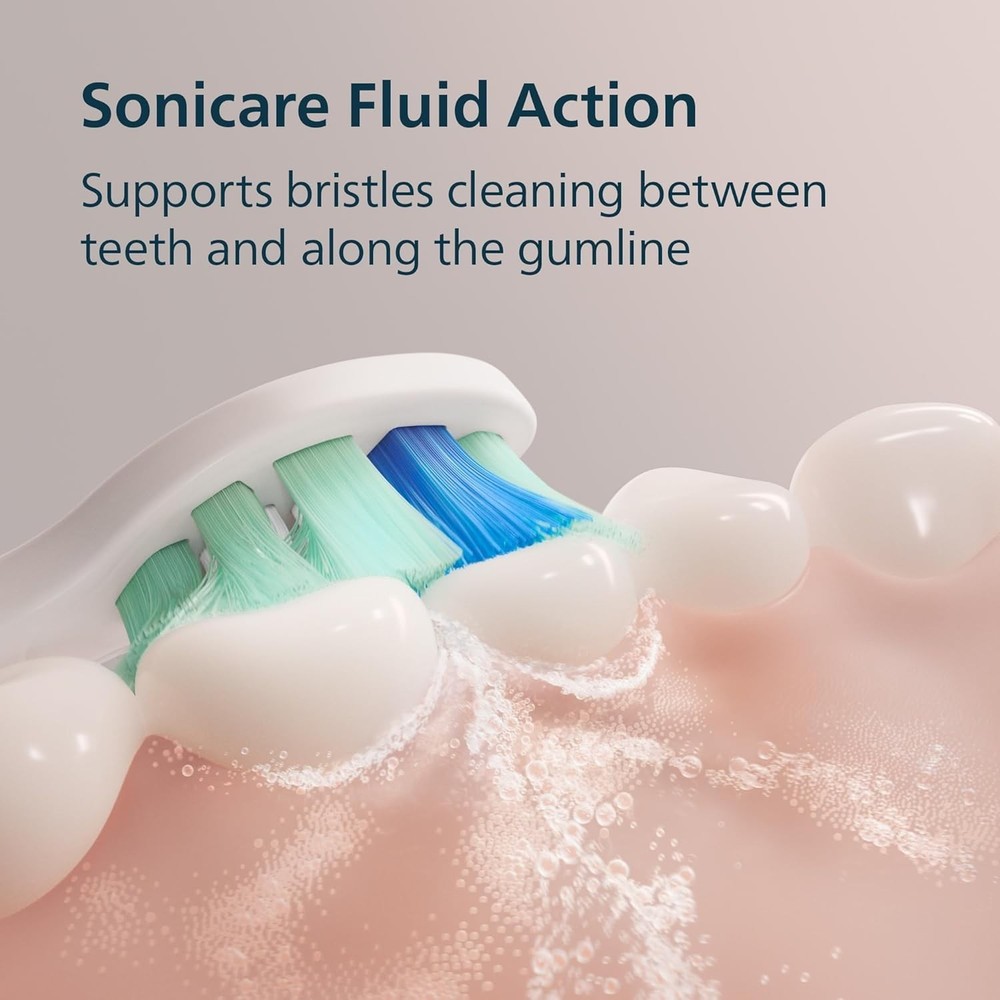 Sonicare 4100 Electric Toothbrush – Gentle Cleaning with Pressure Sensor & Timer