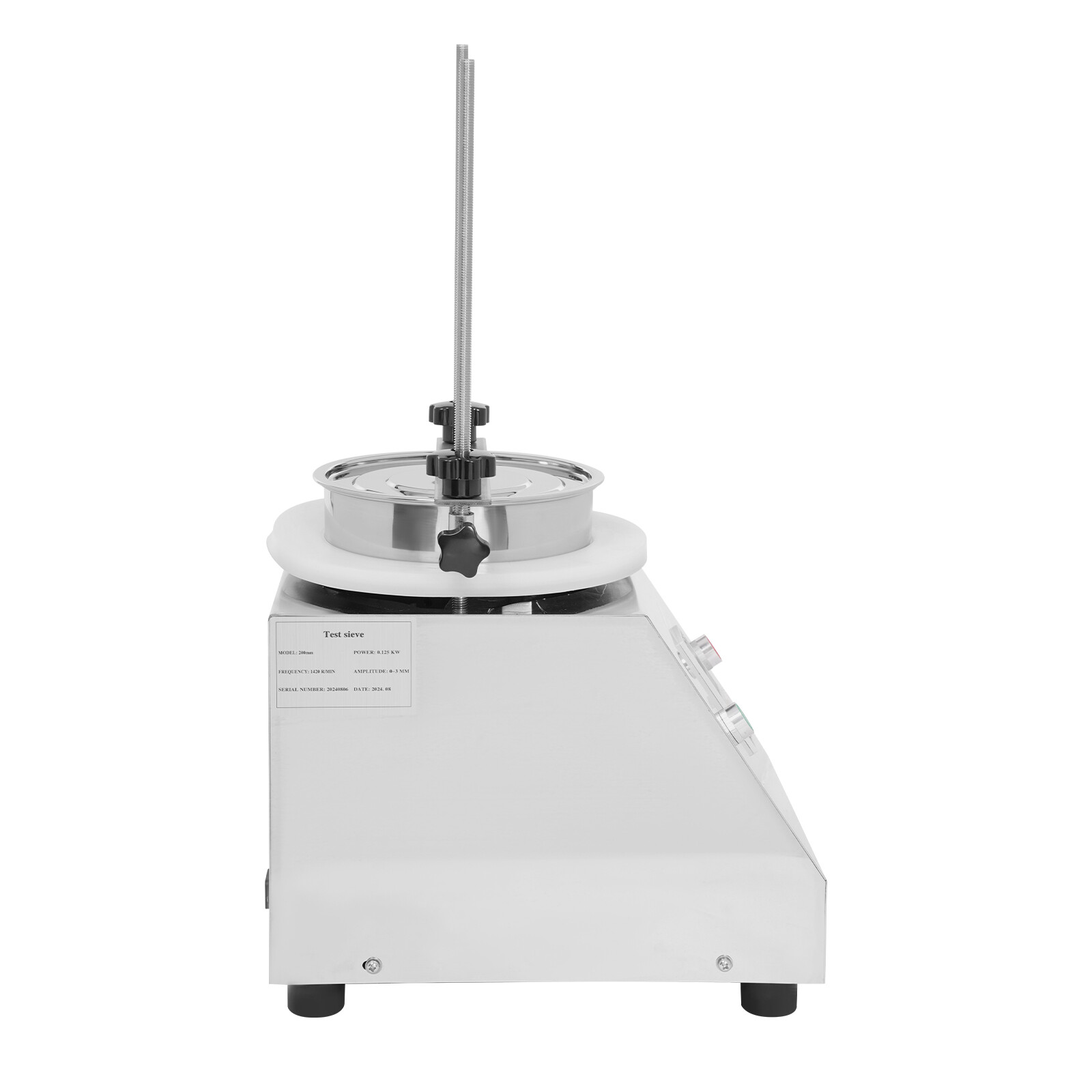 110V Electric Vibrating Sieve Shaker Sifter, 200 Mesh Stainless Steel