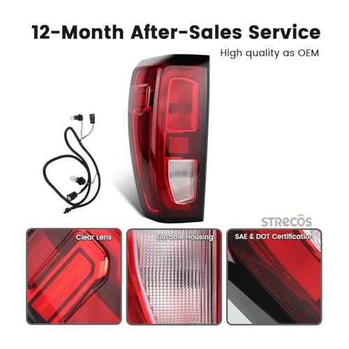 Tail Light Compatible with Left Side Halogen Tail Light for 19-26 Sierra 1500