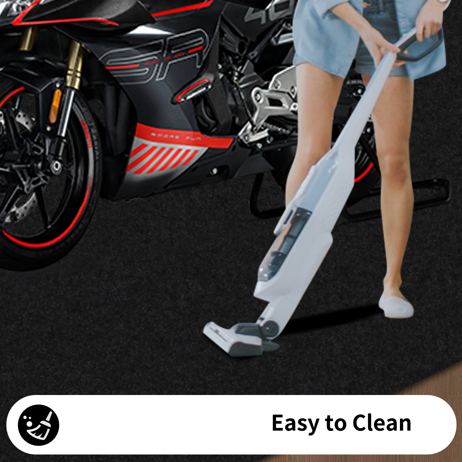 2 Pack Oil Spill Mat (36" x 59"),Reusable, Washable, Durable Absorbent Oil Pad