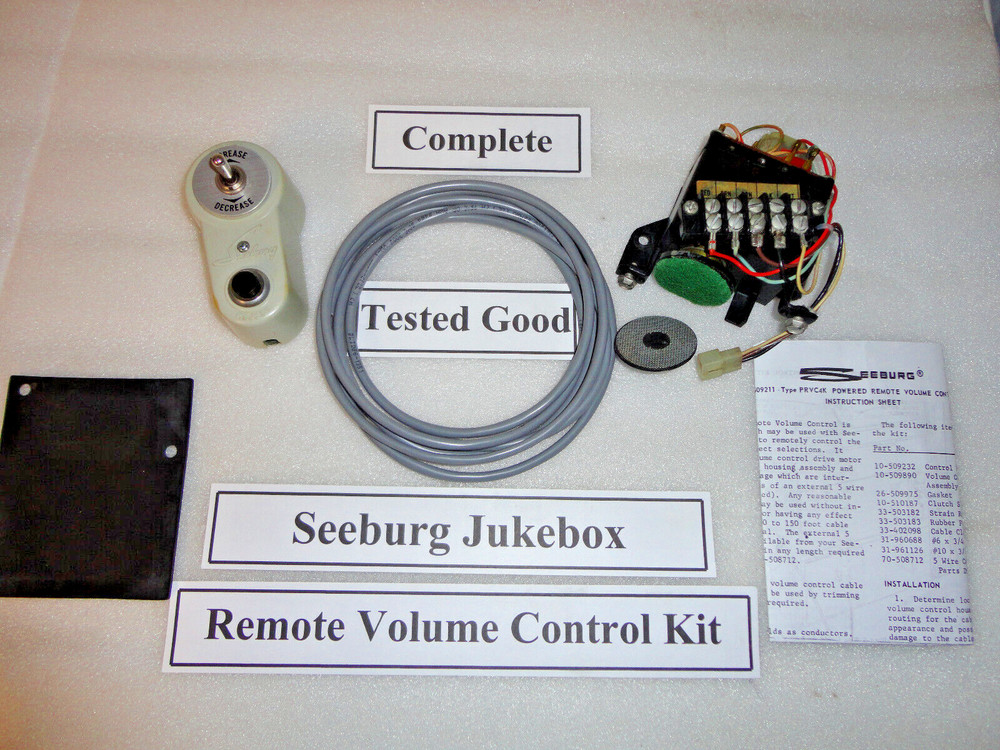 Seeburg Jukebox, Wired Remote Control Kit, Complete W/Instructions Safe ship. #1