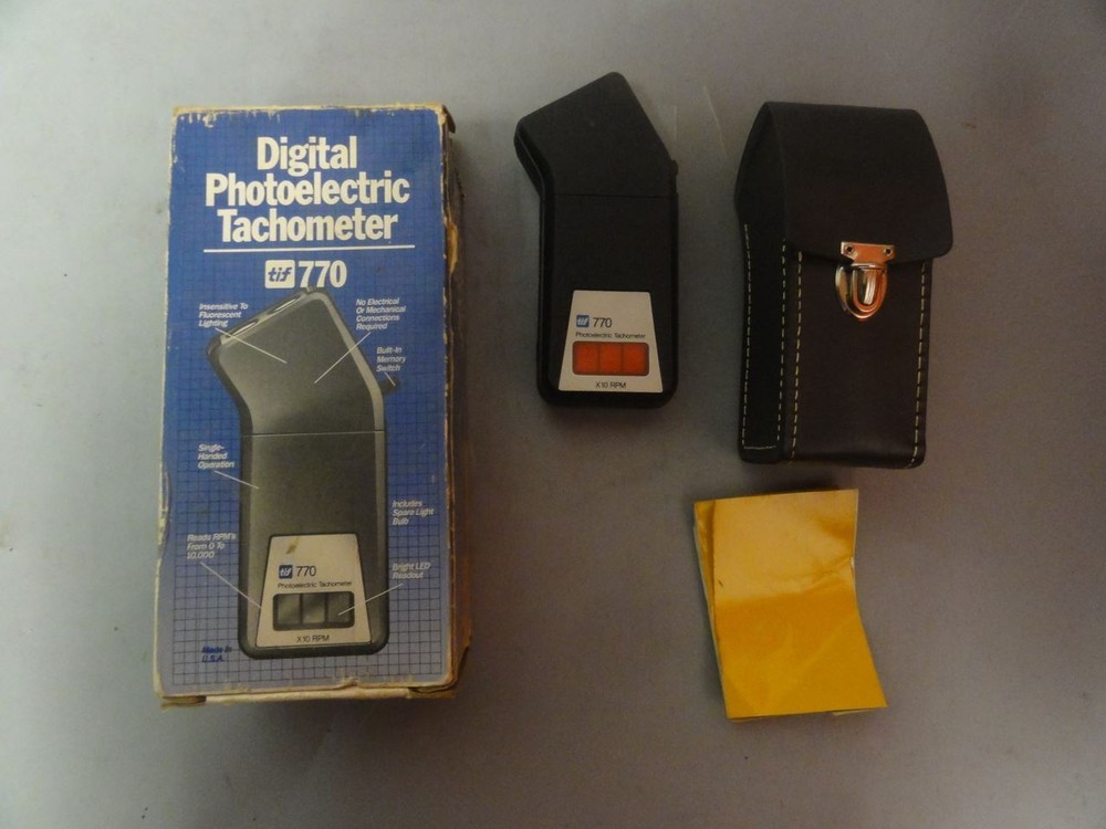 TIF 770 Digital Photoelectric Tachometer