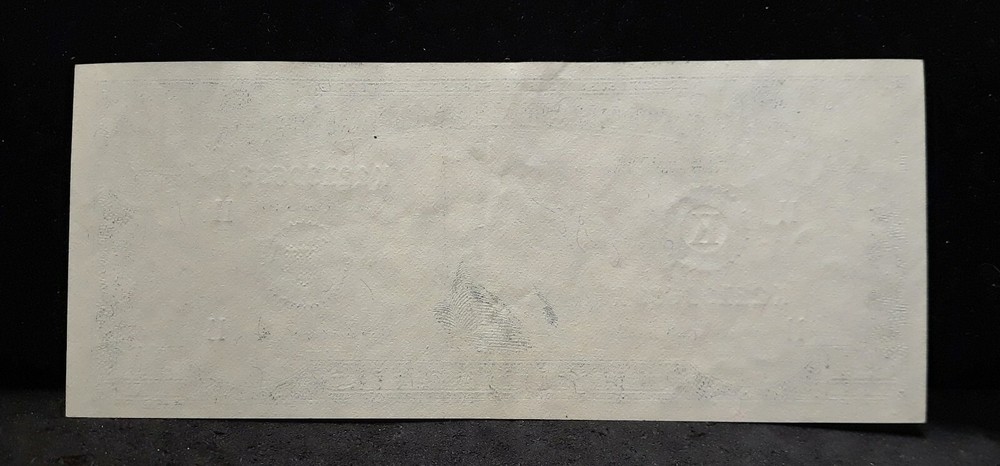 1988 $10 Federal Reserve Note - Blank Back Error! - 9633 A