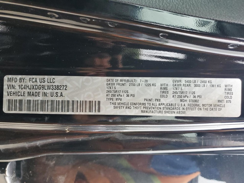 TJ 2020 Glove Box 4861593