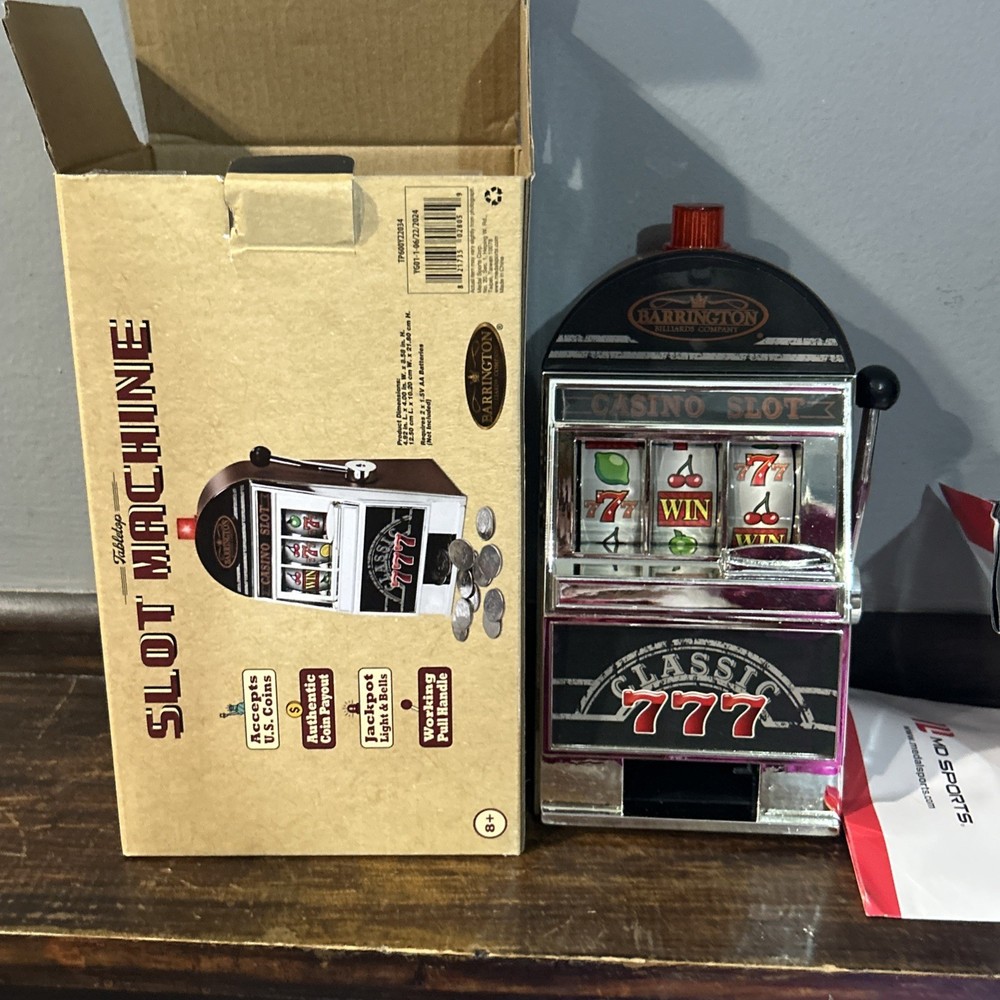 Barrington Tabletop Slot Machine toy