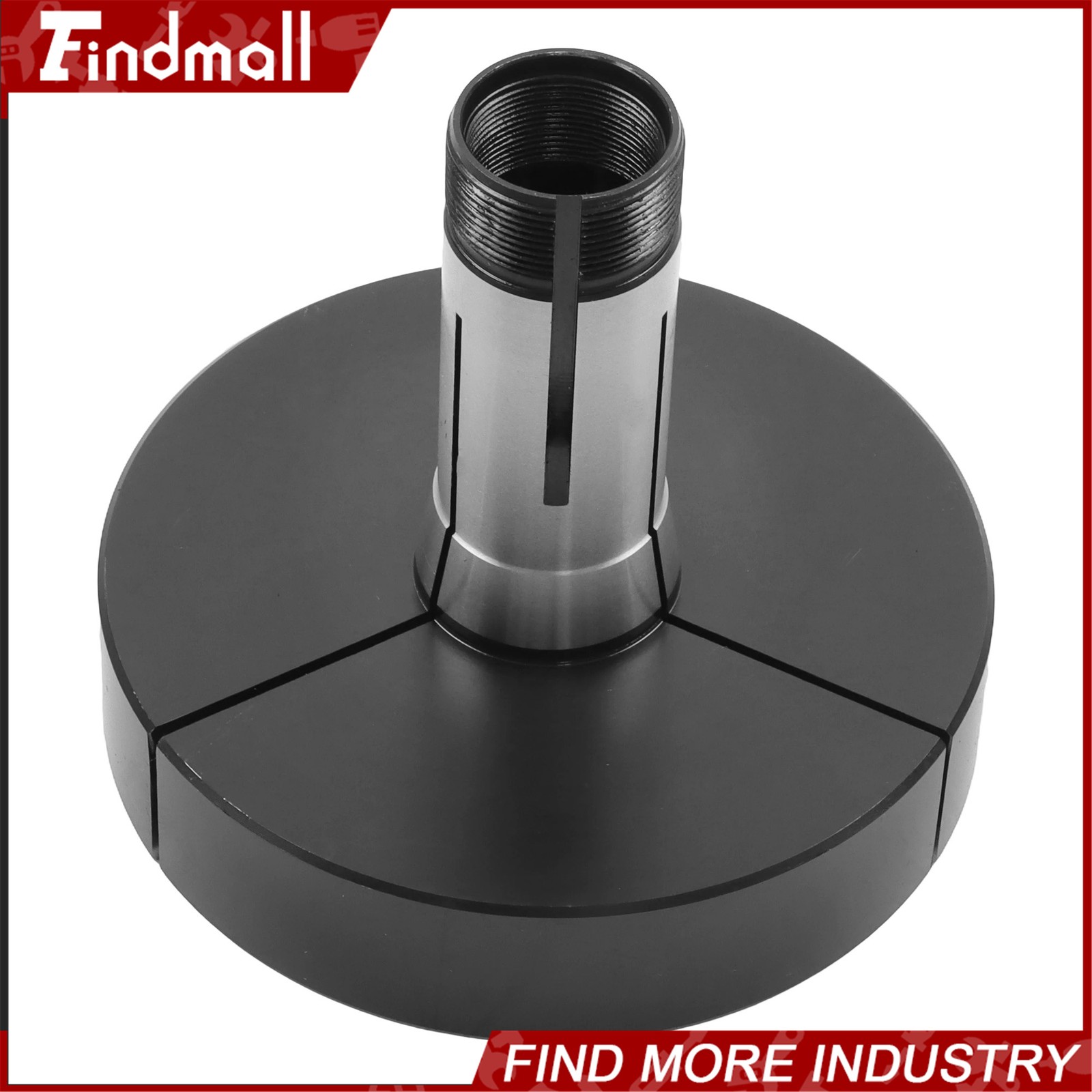 Findmall 5 Inch 5C Step Collet 1-1/8 Bore Precision Ground Steel Lathe Tool