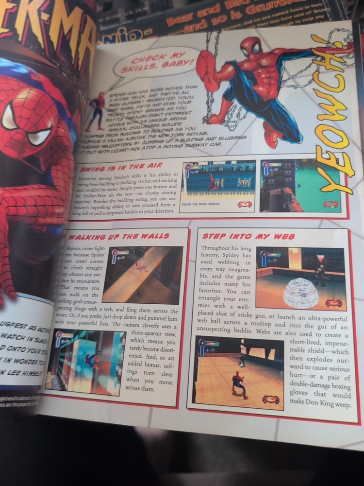 DAMAGE Nintendo Power Volume 138 w/ Poster, comic, and inserts