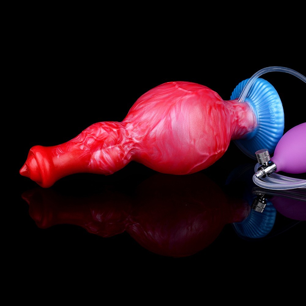 Inflatable Ejaculating Dildoe Realistic Squirting With Suction Cup Use Lubricate