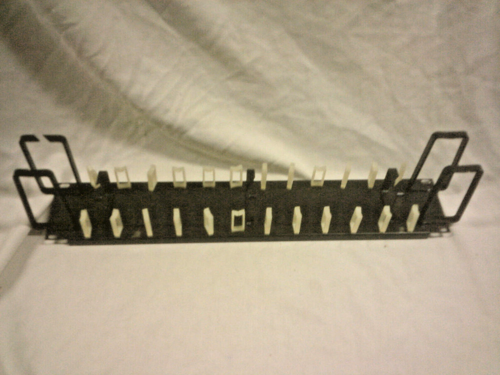 19 inch rack mounted cable management panel