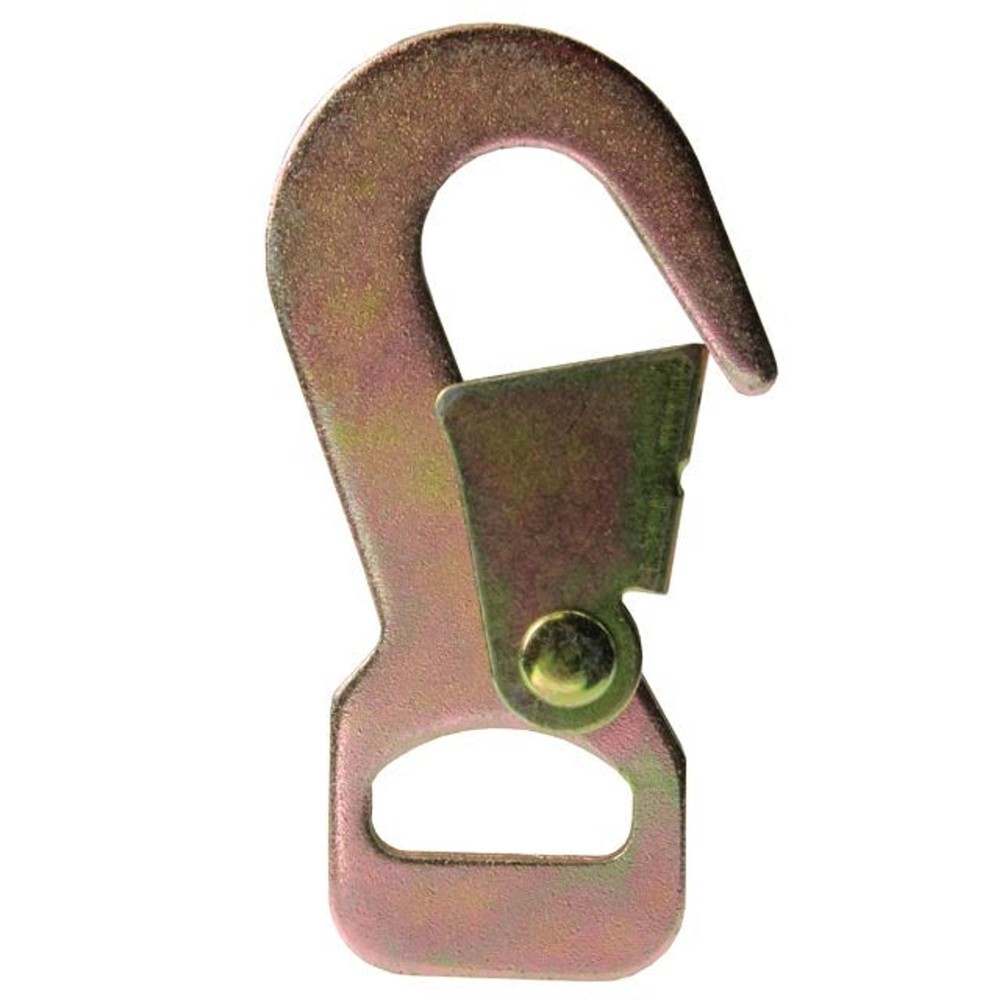 US Cargo Control Flat Snap Hook 1", yellow zinc