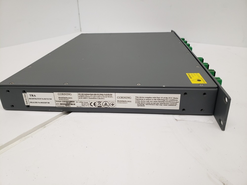 Corning Mobile Access Wireless Solutions Base Unit for 8 Links Model WB-B8U