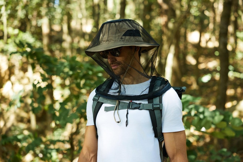 2 Pack Mosquito Head Net Mesh for Hiking & Outdoors,Bug Netting over Hat Adul...