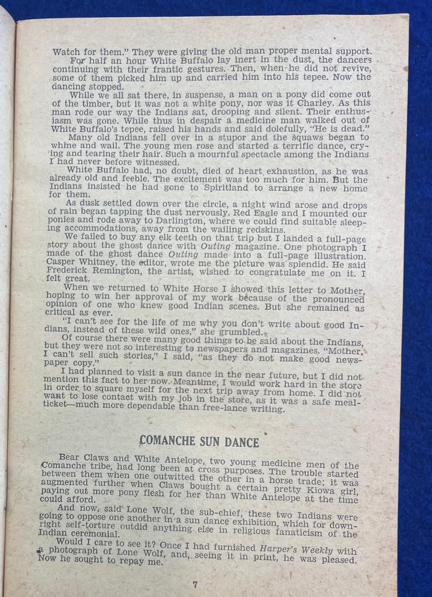 Native American Ghost Dance Medicine Men Prophet Kiowa Comanche Fox Osage Book