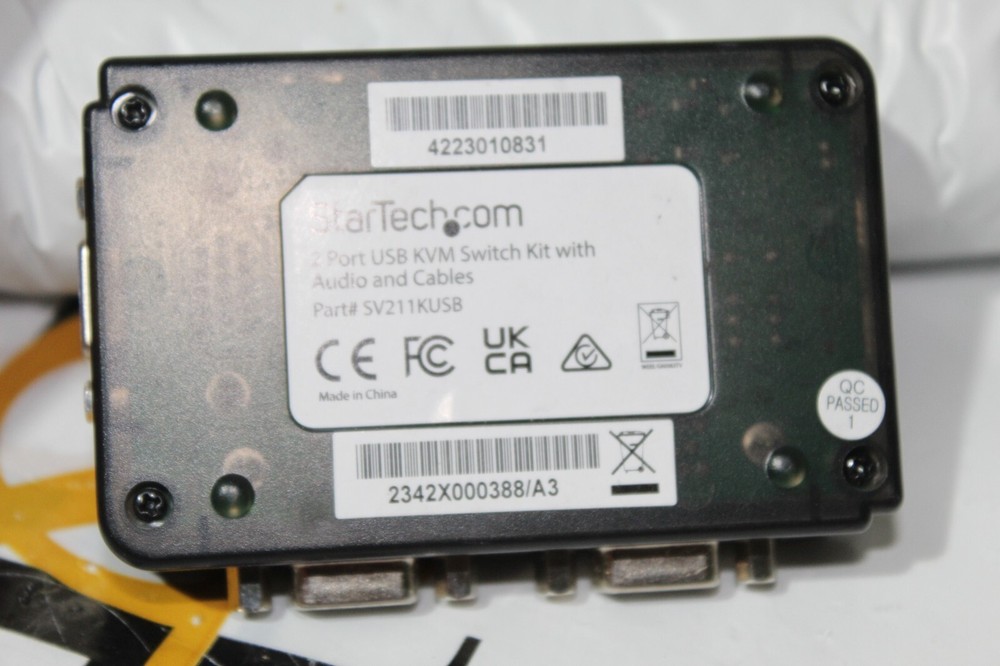 StarTech StarView 2 Port USB Micro KVM Switch SV211KUSB