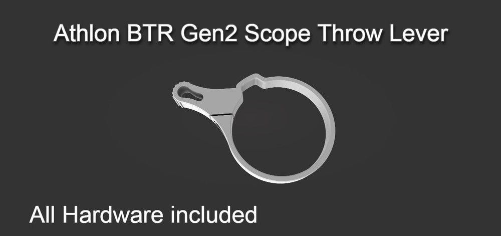 Athlon BTR Gen2 Scope Throw Lever