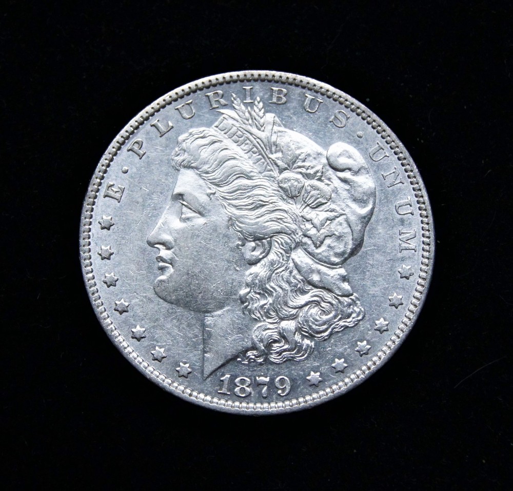 1879-O Morgan Dollar  AU  Double-9