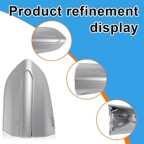 Car Front Left Exterior Door Handle Lock Without electroplating Elegant White